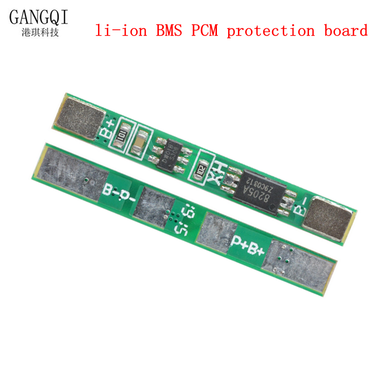 10PCS 1S 3.7V 3A li-ion BMS PCM บอร์ดป้องกันแบตเตอรี่ pcm สําหรับ 18650 แบตเตอรี่ลิเธียมไอออน li แบตเตอรี่ลิเธียมไอออน li แบตเตอรี่