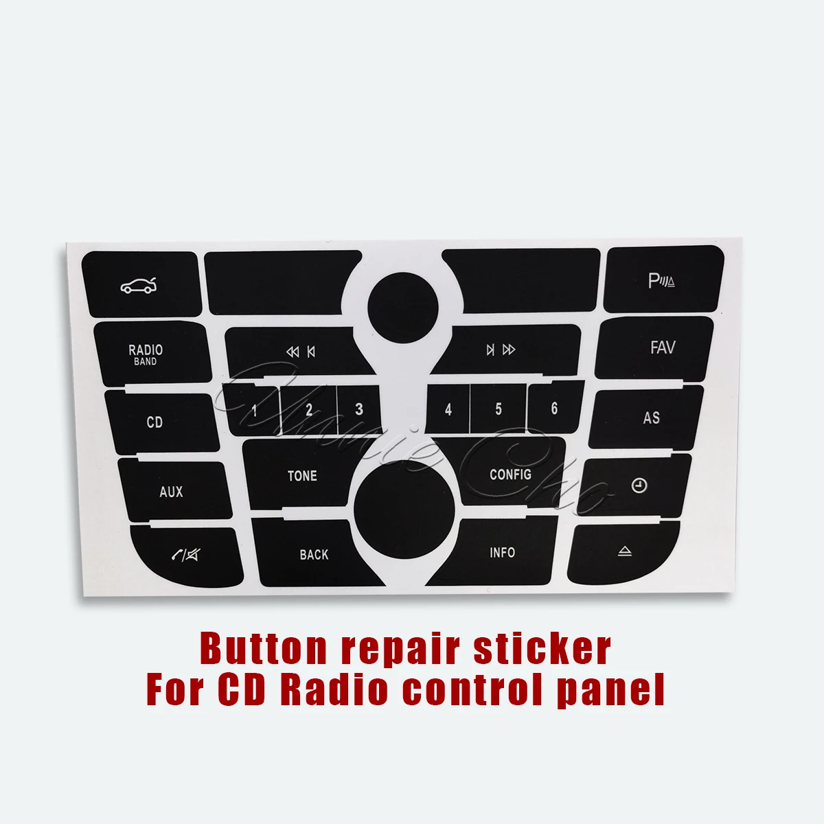 Pegatina de botón J para Opel Astra, reparación de Panel de Radio climática para Vauxhall Astra J GTC, accesorios de coche, reacabado, interruptor Meriva B