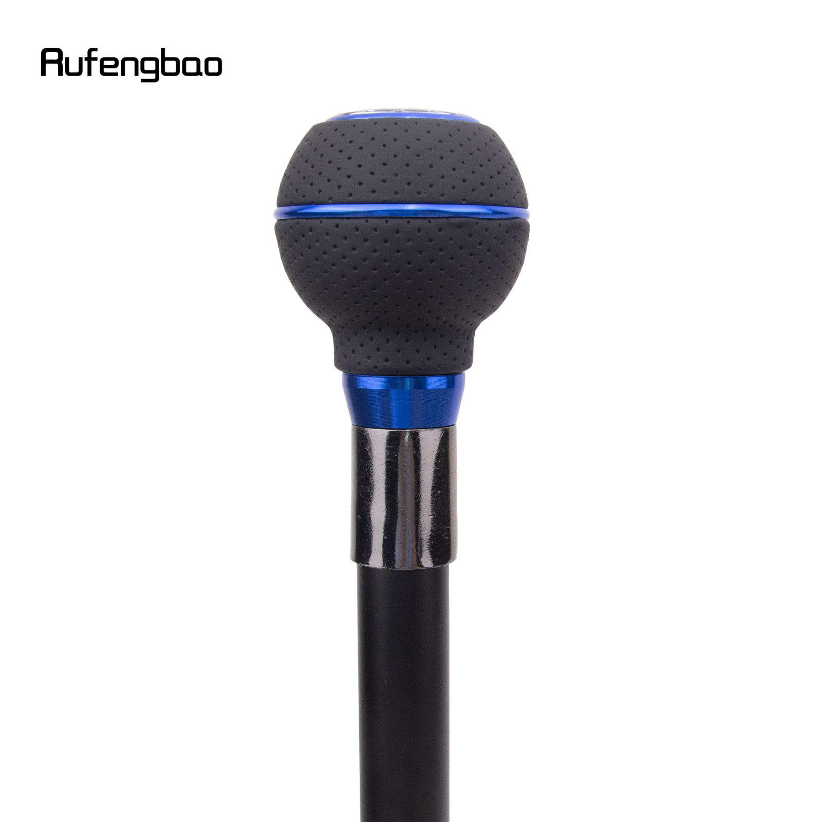 Preto azul número prata bengala moda decorativa bengala cavalheiro elegante cosplay cana crosier 92cm