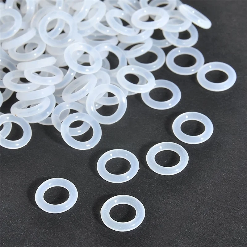 130PCS Clear Rubber O Ring Sealing gasket Switch Dampeners - Perfect for Mechanical Keyboards & Cherry MX Switches!