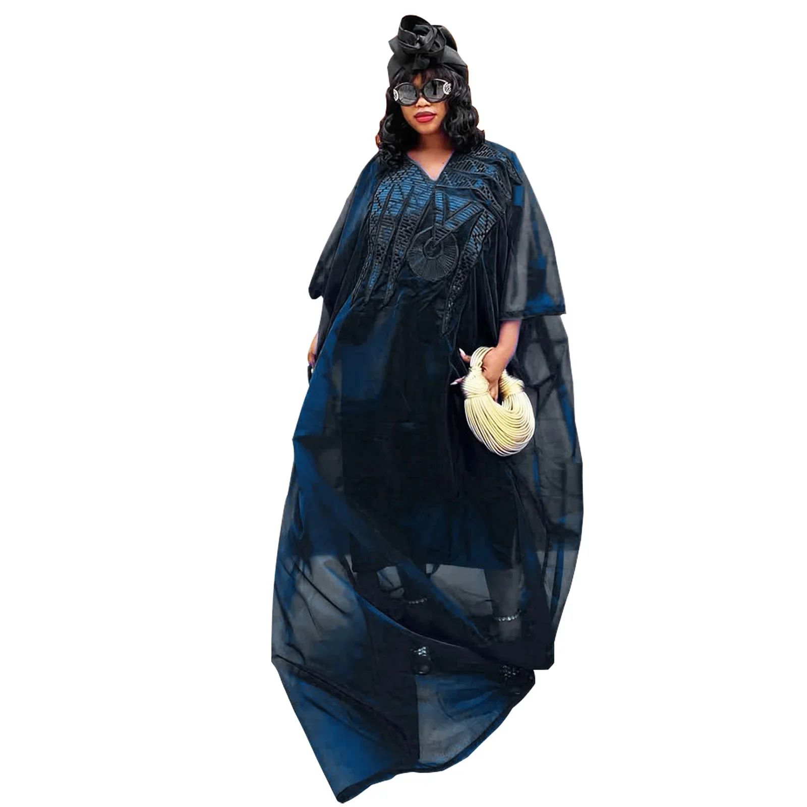 Afrikaanse kleding voor dames Abaya borduurwerk Plus size elegante feestjurk