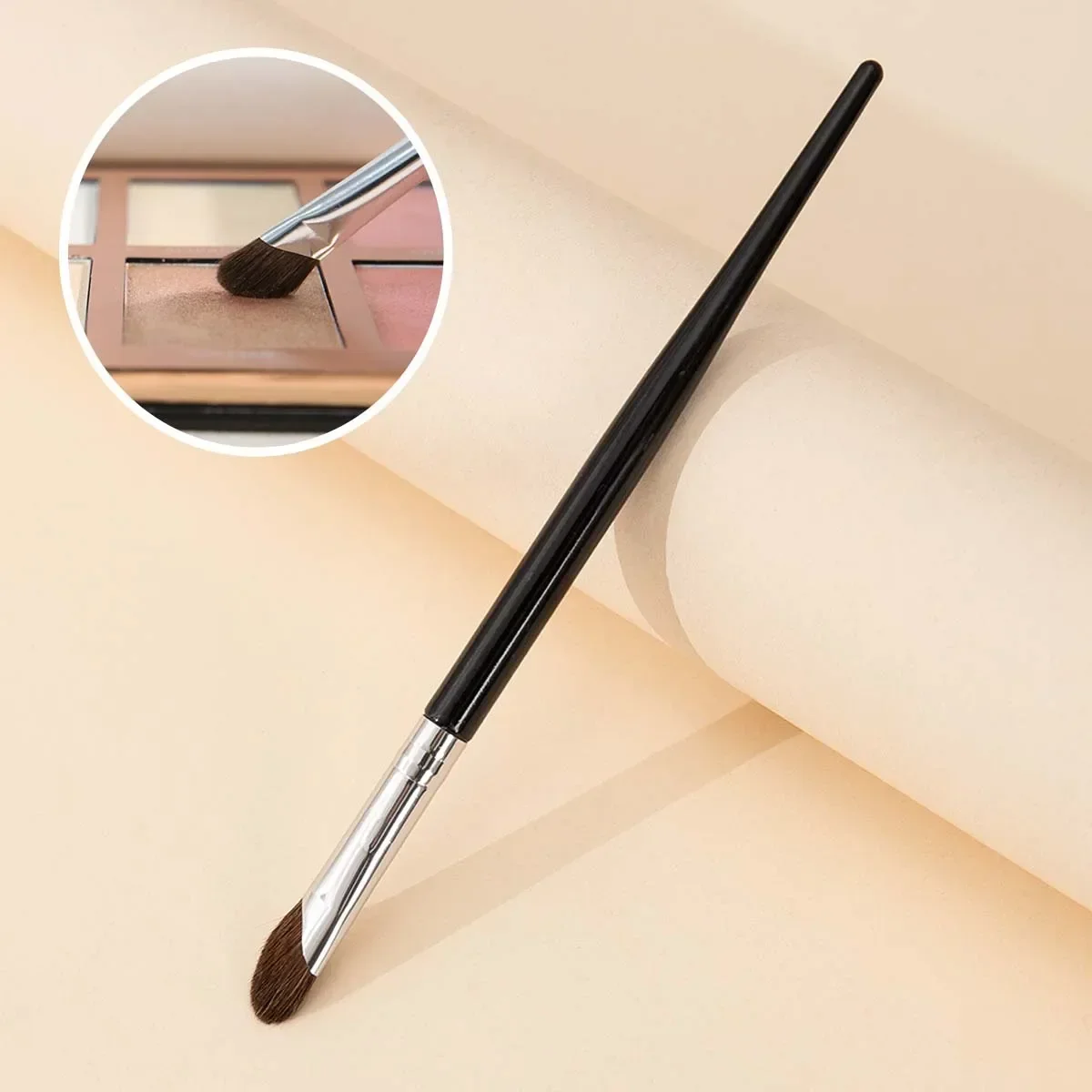 3D Contour Nose Shadow Brush - Angled Eyeliner Wand, แบบพกพา, แปรงแต่งหน้า Highlighter, เริ่มต้นเครื่องมือแต่งหน้ามืออาชีพ
