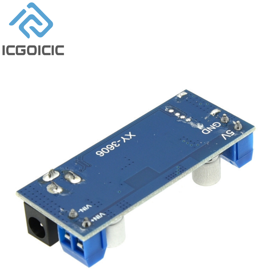 DC 5A Step Down Buck Voedingsmodule 24 V/12 V naar 5 V Converter Board PCB XY-3606
