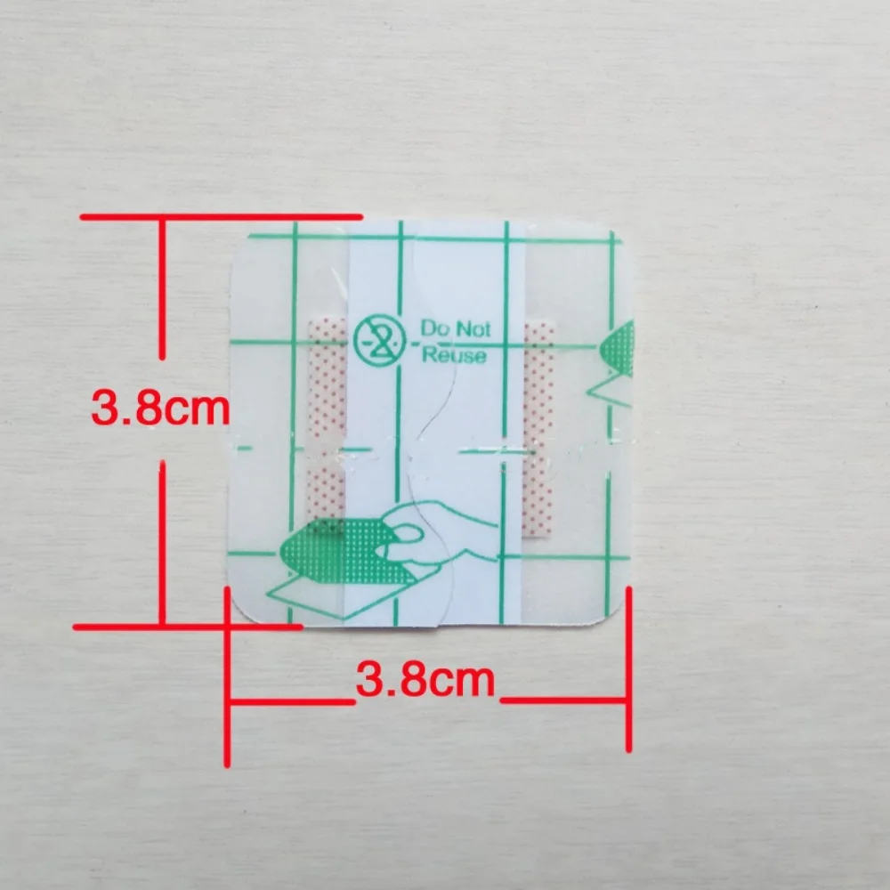 เทปใส20ชิ้น/เซ็ตแผ่นแปะแผลสำหรับใช้กลางแจ้ง38*38มม. แผ่นห้ามเลือดดูแลแผลเครื่องมือฉุกเฉินแผล