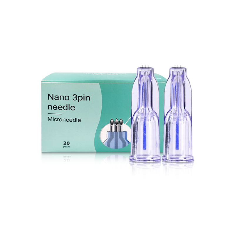 Nano zacht 34G 3pins Pijnloos Kristal Multi-naald Wegwerp Micro Driehandnaald