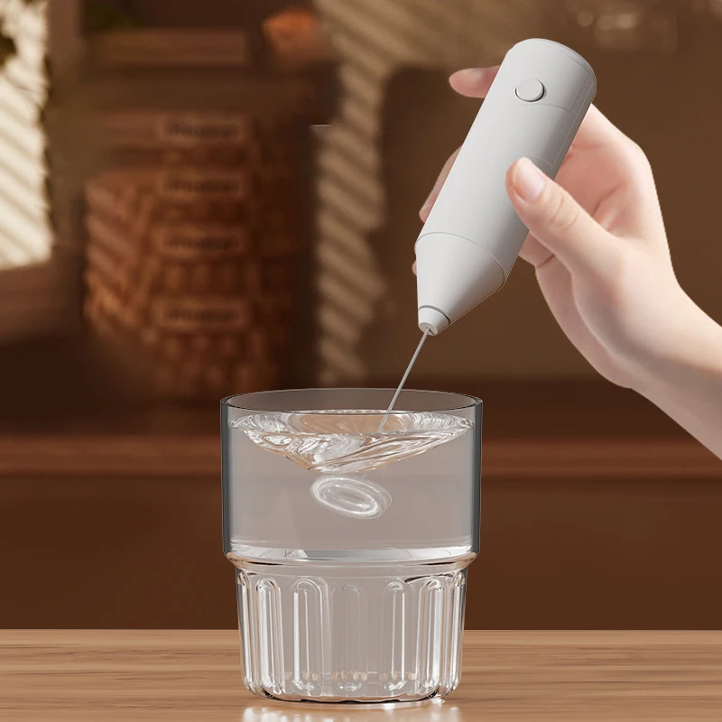 ONEKA Milk Frother Handheld Foam Maker For Lattes Whisk Coffee Cappuccino Frappe Matcha Hot Chocolate Egg Beater Drink Mixer