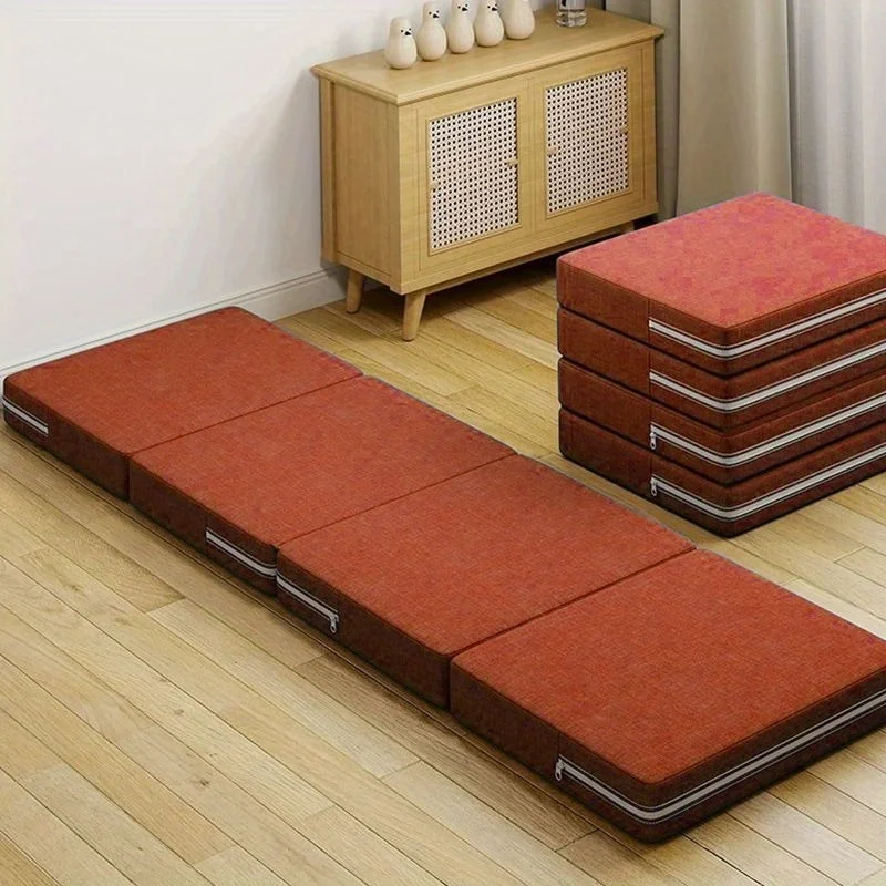 Office nap mat, floor laying, artifact folding mat, floor laying, thickened tatami mattress, sponge, lunch break mat