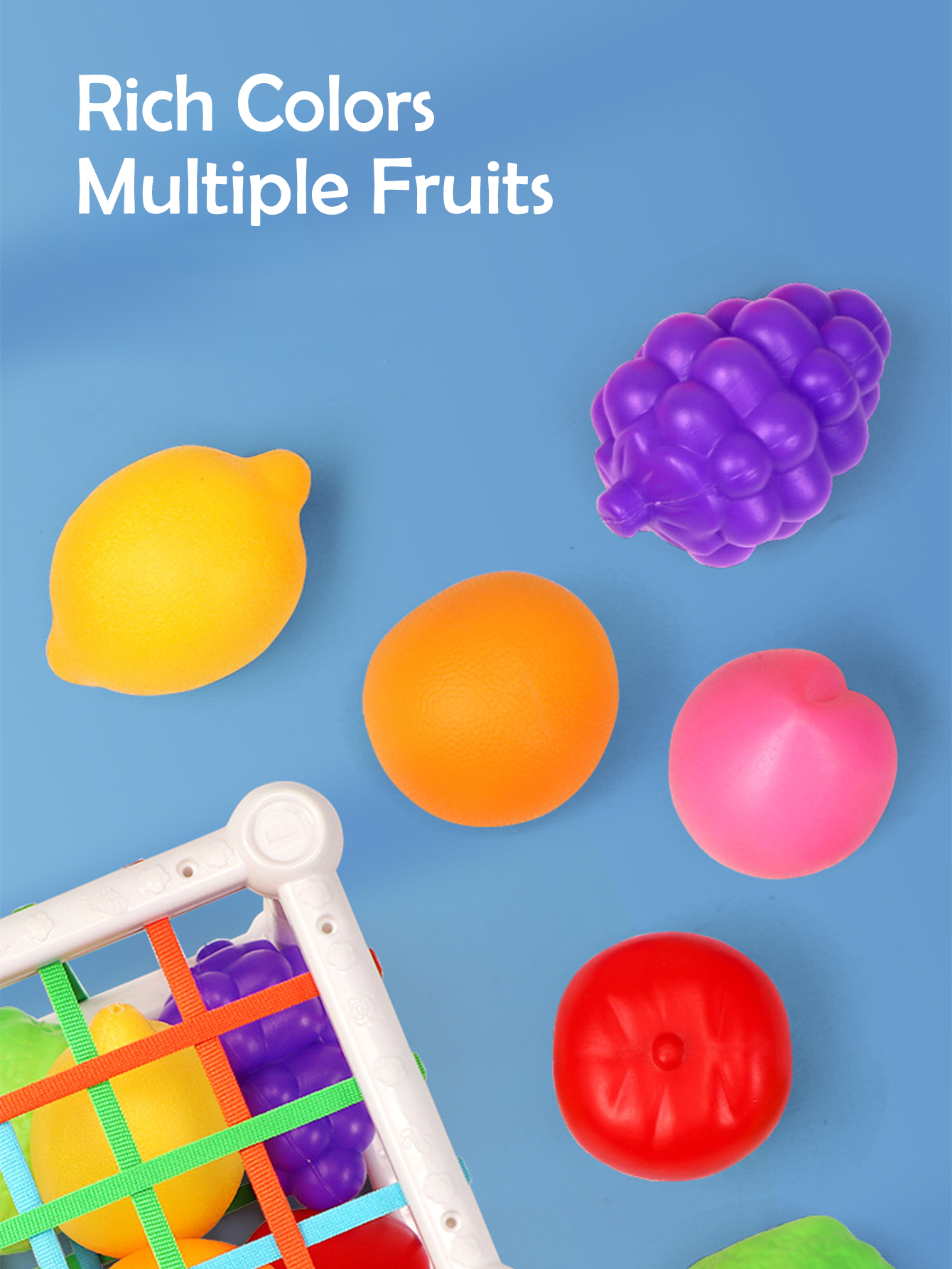 Jouets d'apprentissage à empiler pour enfants, forme de cube, jouets assortis, jeux pour bébés, 7 pièces