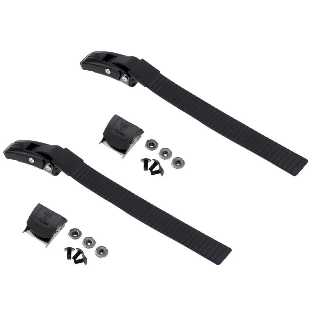 2er-Set Ersatzgurt für Inline-Rollschuhschuhe mit Klemme und Schraubenmutter