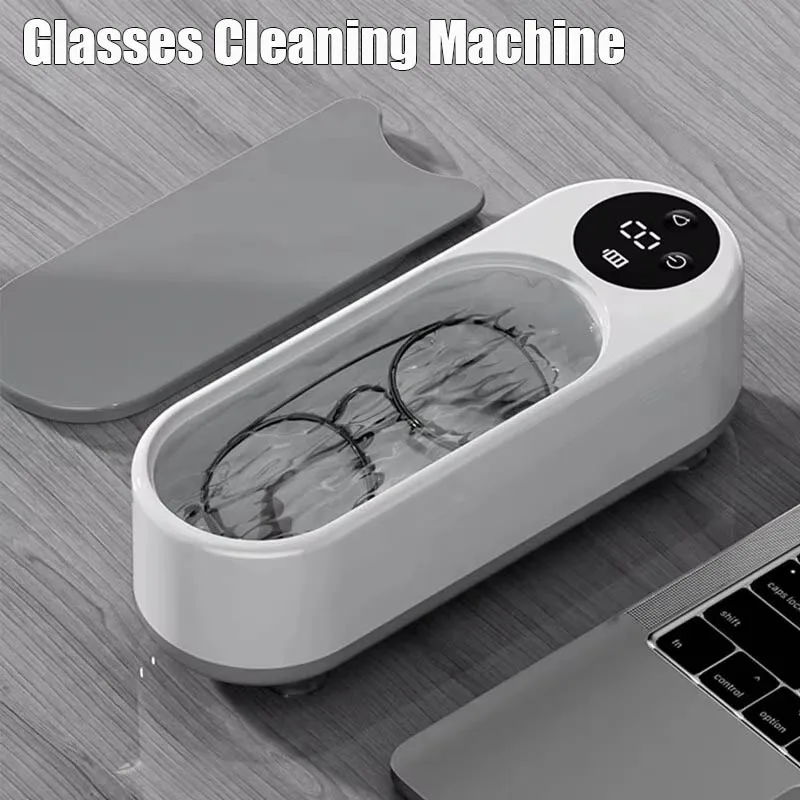Máquina de limpieza portátil para el hogar, limpiador de gafas, joyería, tirantes, relojes, máquina limpiadora, anillo, cepillo de maquillaje, caja de limpieza de manchas