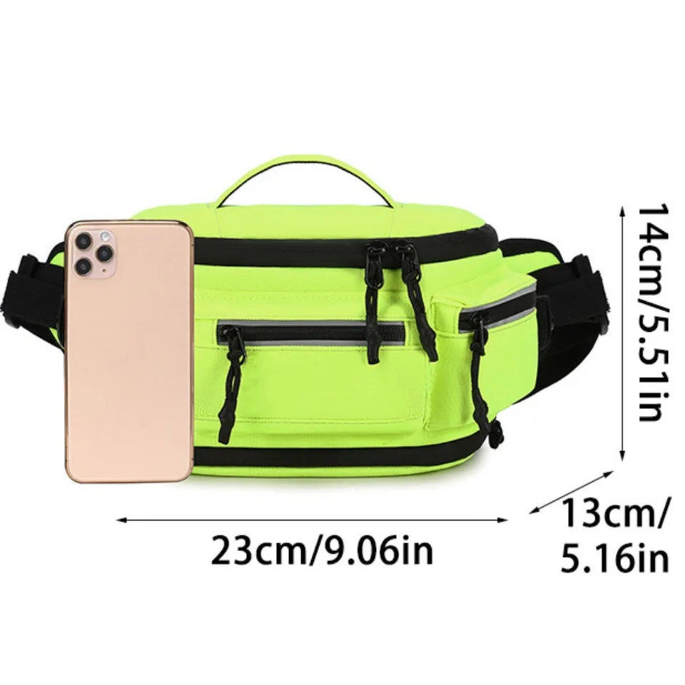 Riñonera funcional impermeable con múltiples bolsillos Unisex para accesorios de motocicleta, bolsos de hombro para viajes al aire libre, escalada y Camping
