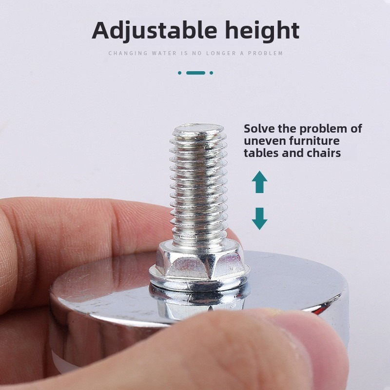 Base de pied de nivellement, M6, M8, M10, hauteur de vis réglable, diamètre 21 mm, 24 mm, 27 mm, 30 mm, 36 mm, 40 mm, 2 pièces, 4 pièces, 8 pièces