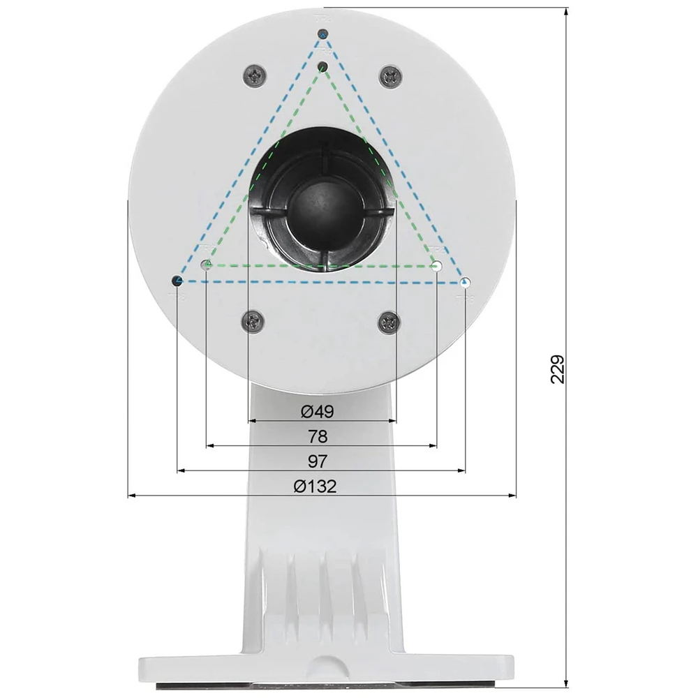 DS-1273ZJ-130-TRL WMS WML PC130T Wall Mount Bracket_BSH