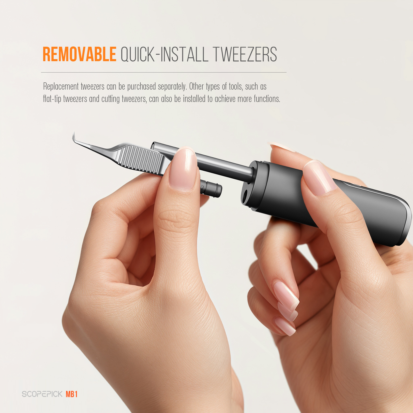 Blackhead,Acne,Pimple Removal Tweezer with 1080p Camera, Ultimate Precision: Tweezer with Camera - Perfect for Delicate Tasks! -