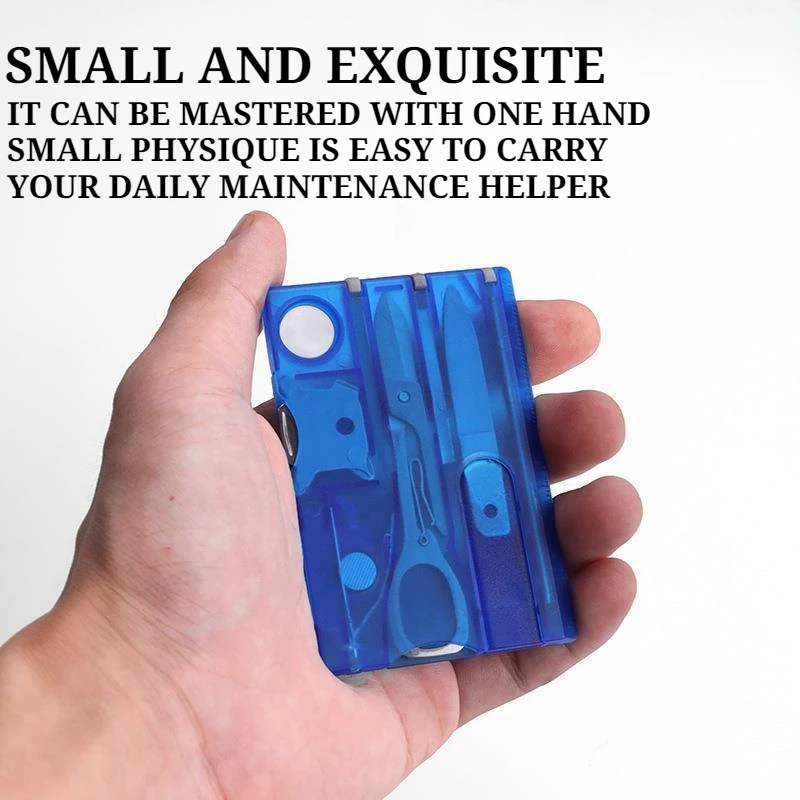 Outdoor Multi-functional Swiss Army Knife Card, Portable Survival Tool Card, Screwdriver, Camping Maintenance Emergency Tool