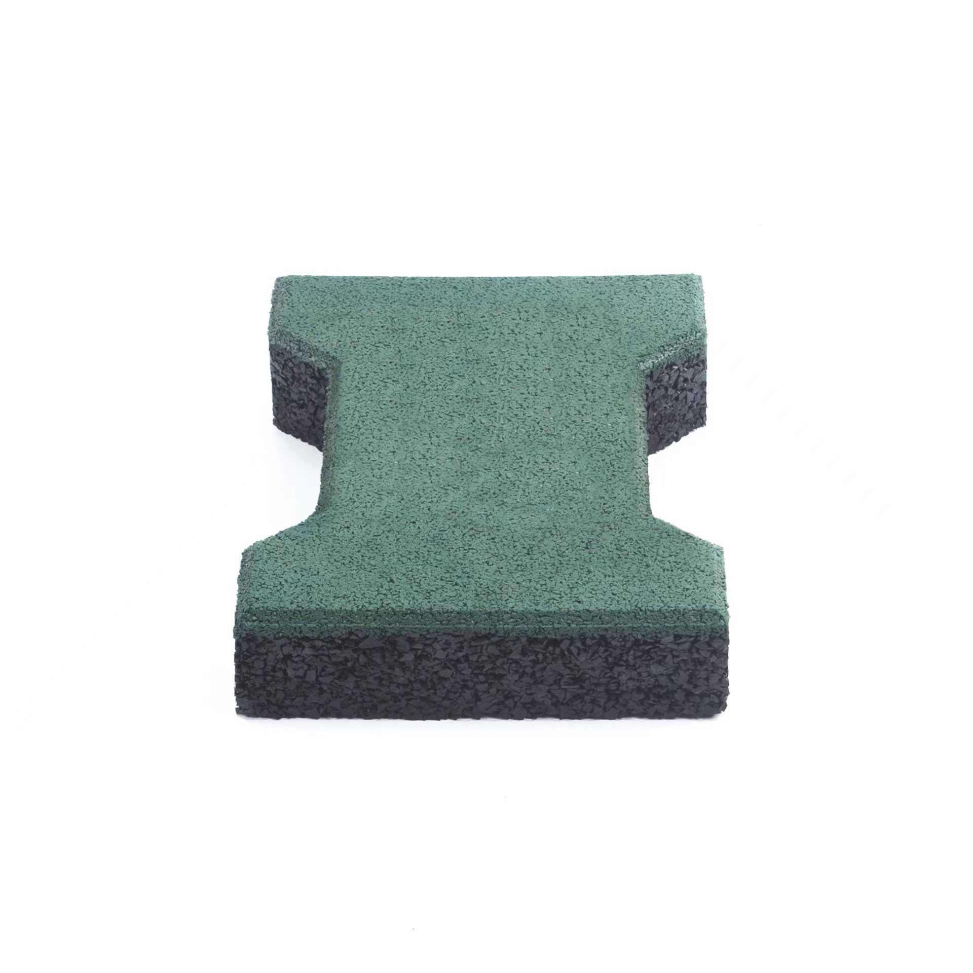 Safe Raw Materials Outdoor Cheap Dog Bone Shape Rubber Floor Tile For Wholesale For Garden