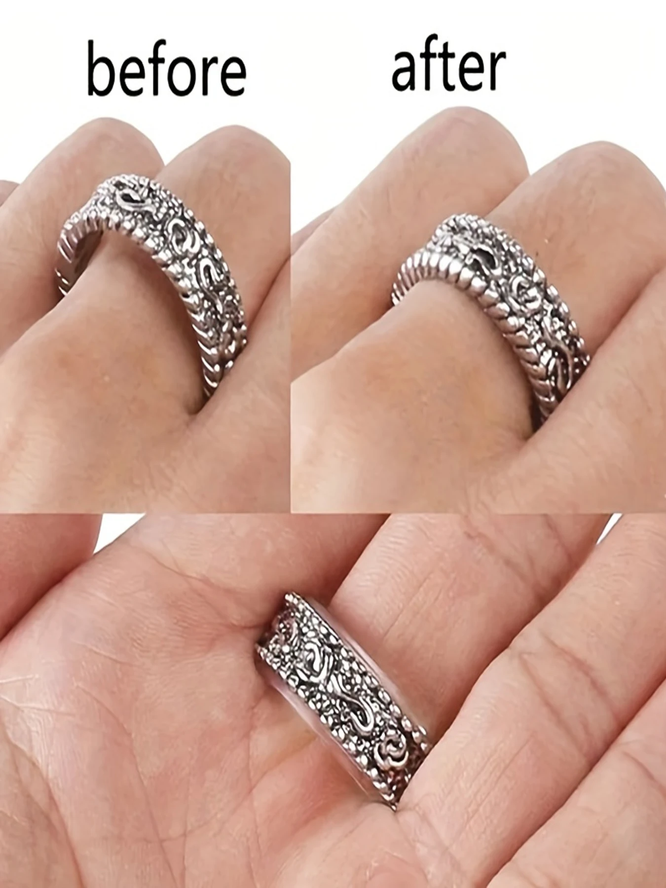 Juego de 12 almohadillas para ajuste de anillos.