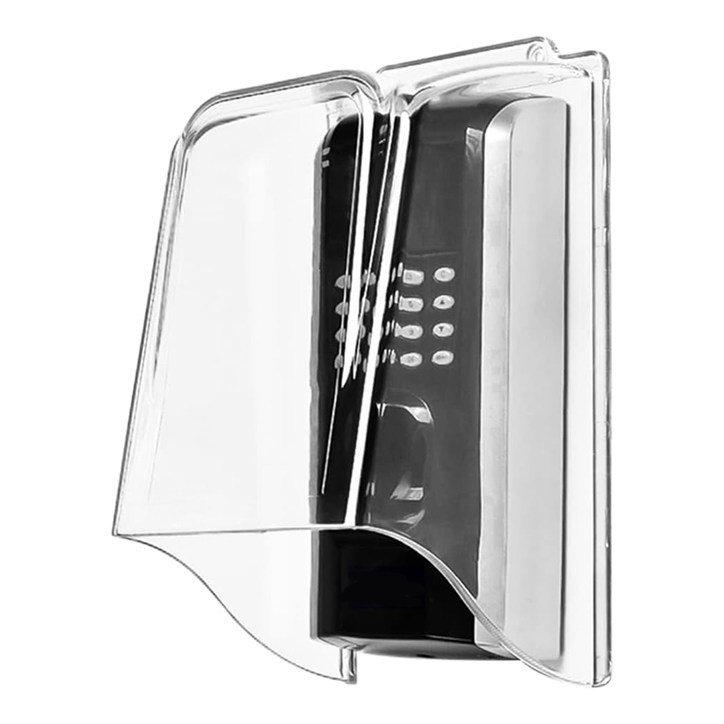 Juste de Pluie pour Sonnette en Plastique PC, Transparent, Imperméable, Résistant aux Intempéries, Accessoire de Rêves Durable