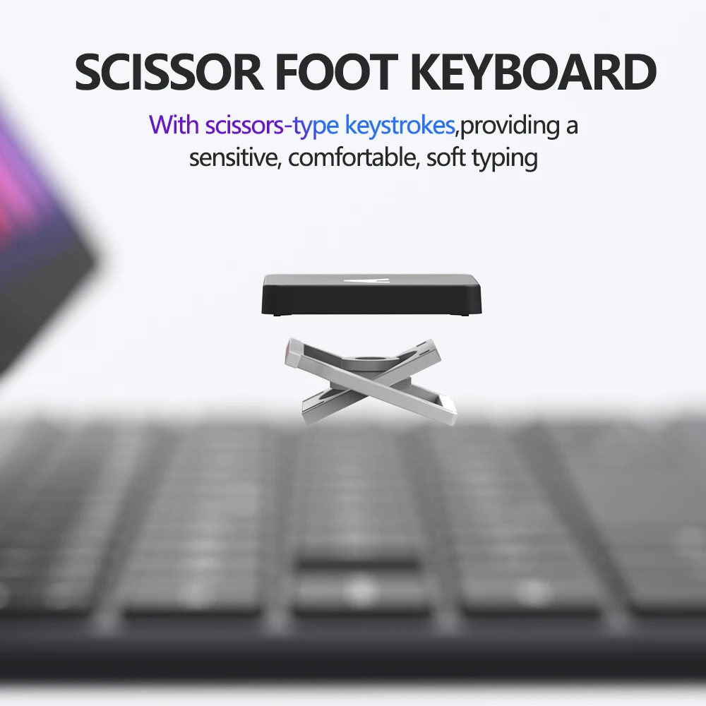 GOOJODOQ Magic Keyboard Case for iPad Mini 7 A17 Pro Mini 6 6th/7th Gen 8.3 inch Floating Cantilever Stand Multi-Touch Trackpad