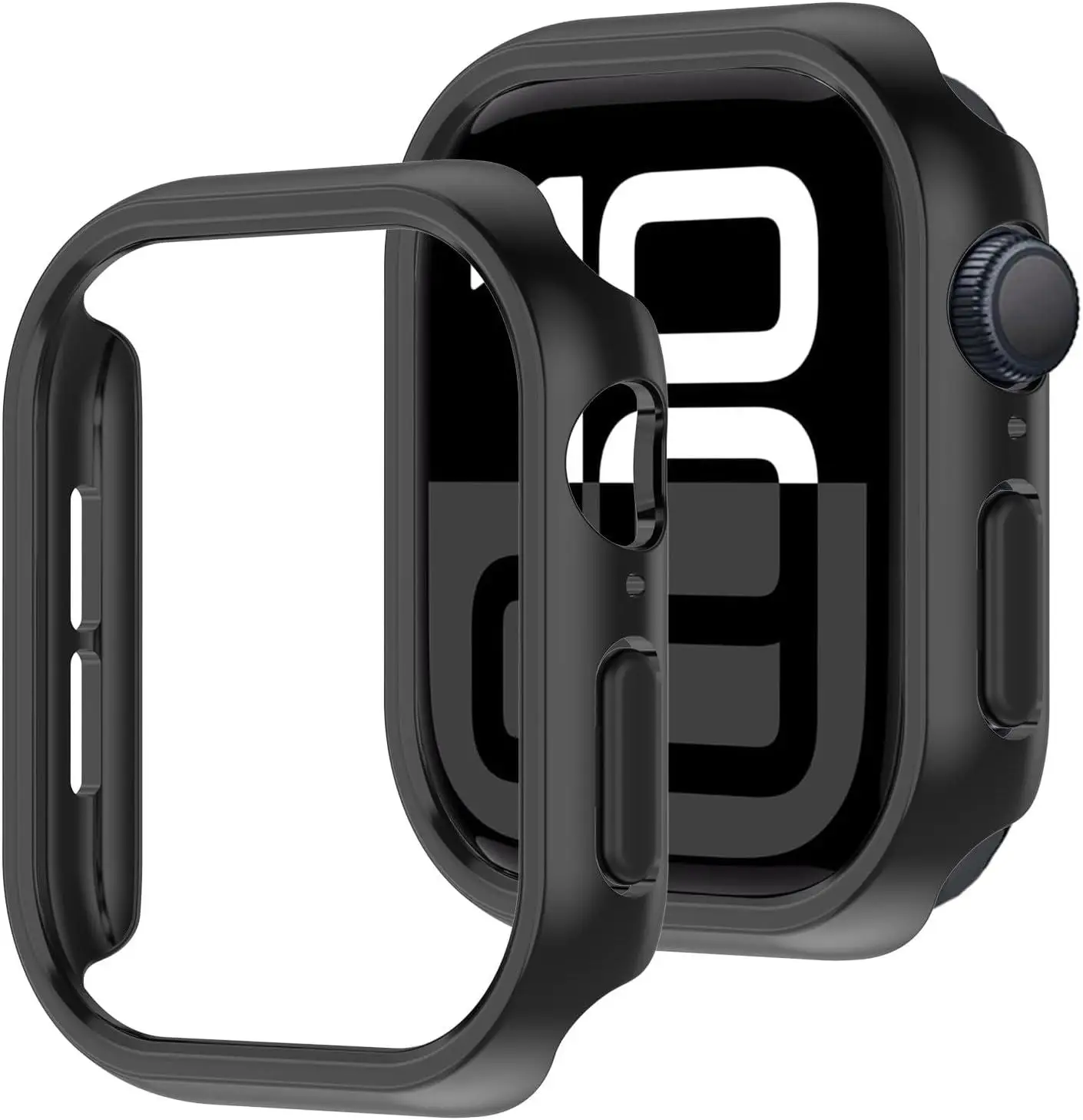 เคสสำหรับ Apple Watch รุ่น 10 11 ขนาด 46 มม. 44 มม. 40 มม. 42 มม. 38 มม. อุปกรณ์เสริม ตัวป้องกัน PC กันกระแทก สำหรับ iWatch Series 8 7 SE 6 5 3 9 45 มม. 41 มม.