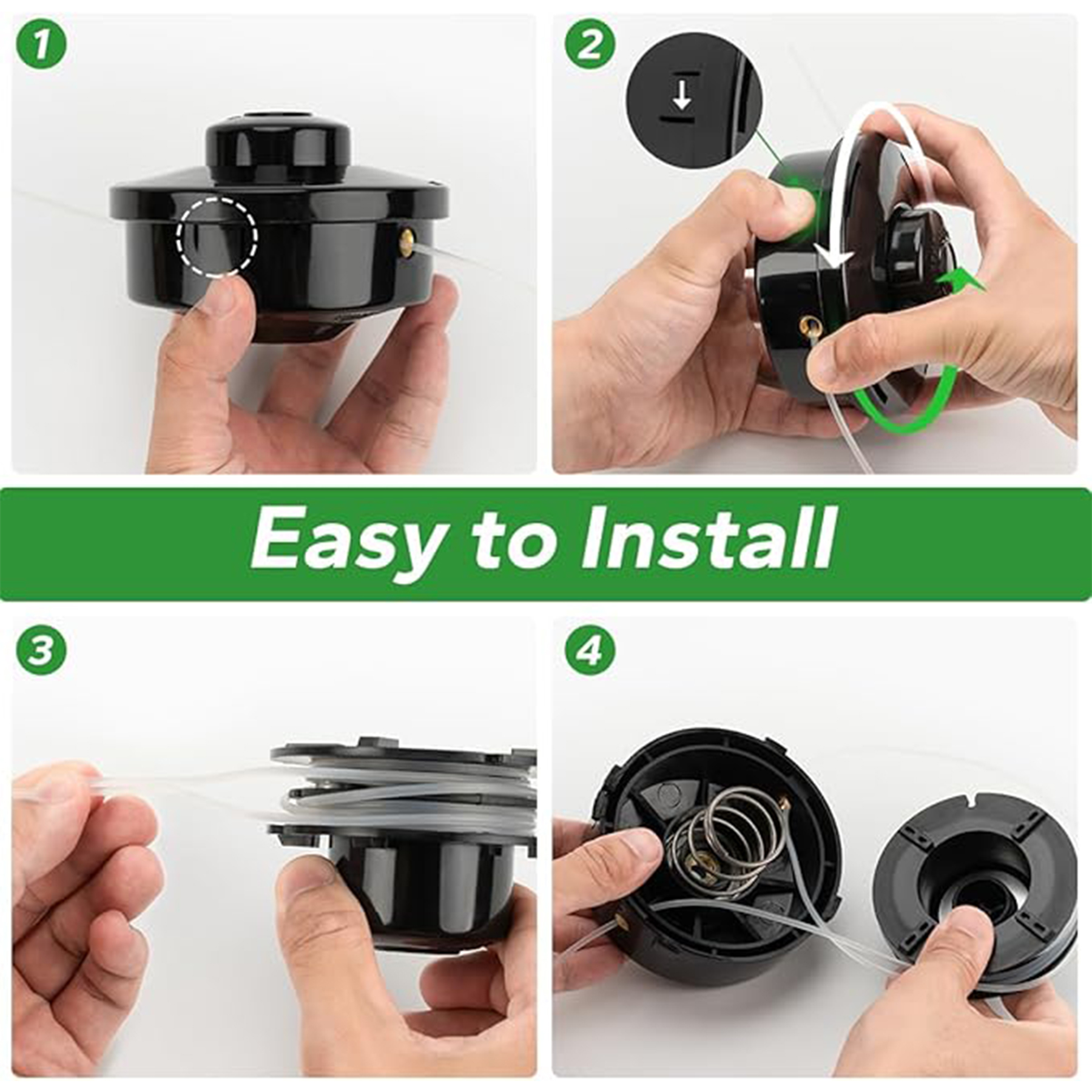 T TOVIA 가솔린 브러시 커터용 일반 가정용 라인 트리머 헤드