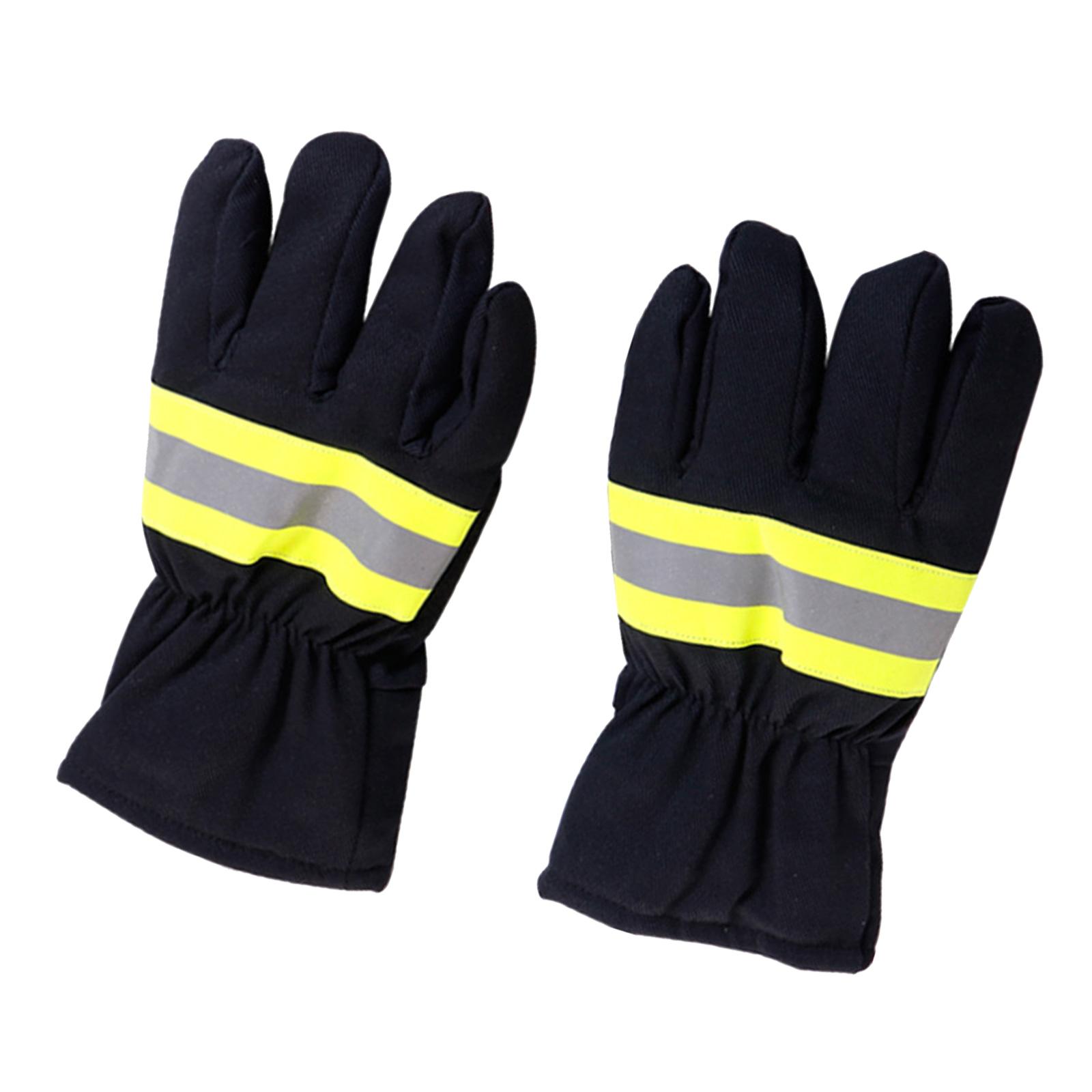 Feuerfeste Handschuhe, Arbeitshandschuhe, Arbeitshandschuhe, Rettungshandschuh für Damen und Herren, Zubehör