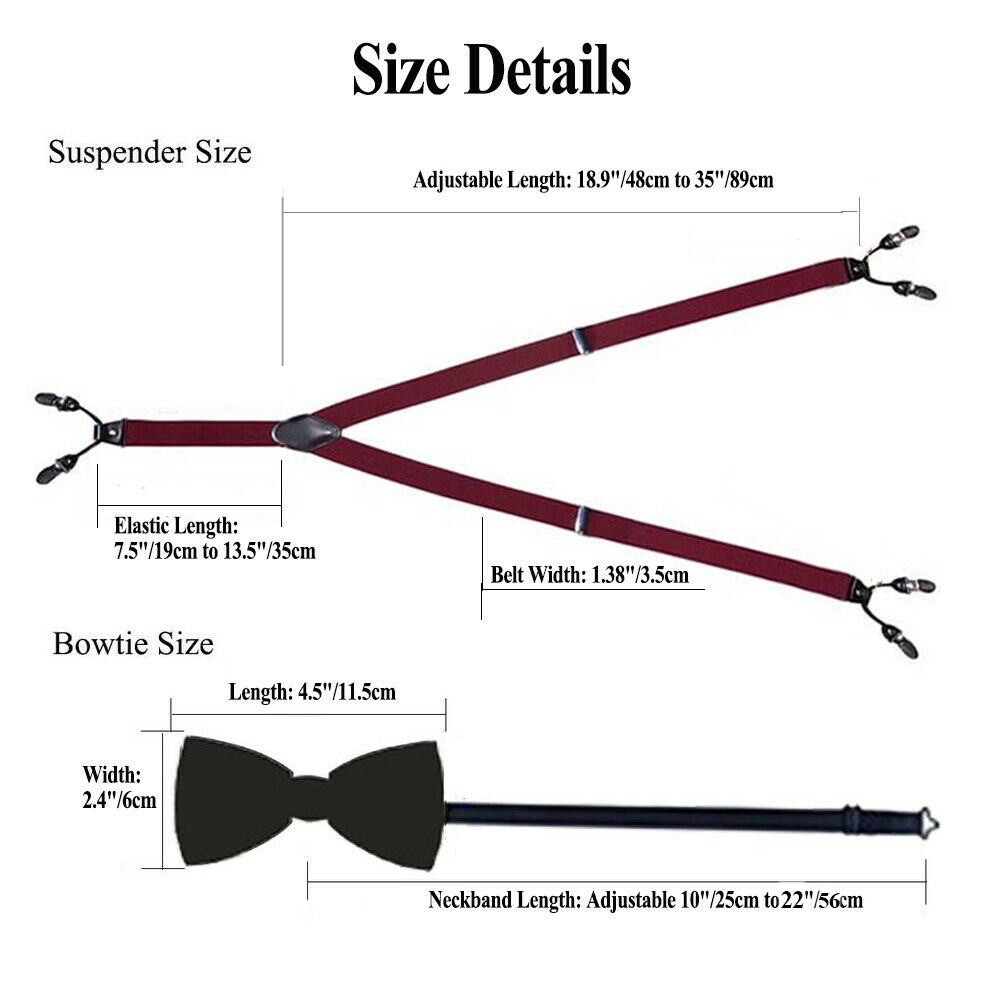 Hi-Tie Jacquard Tessuto di Seta Oro Mens Reggicalze Papillon Gemelli Hanky Set per Uomo Guanti Elastici Regolabili per Uomo