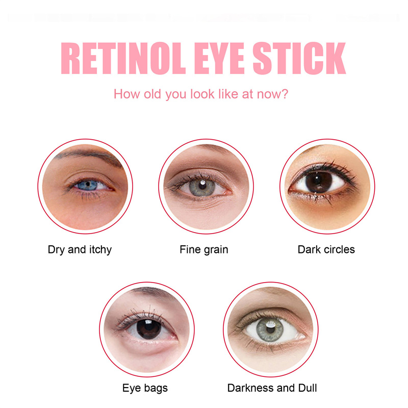 Crema de eliminación instantánea de bolsas de ojos, colágeno, antiarrugas, decoloración de líneas finas, reafirmante de la piel, anticírculo oscuro, hinchazón, ilumina el cuidado de los ojos