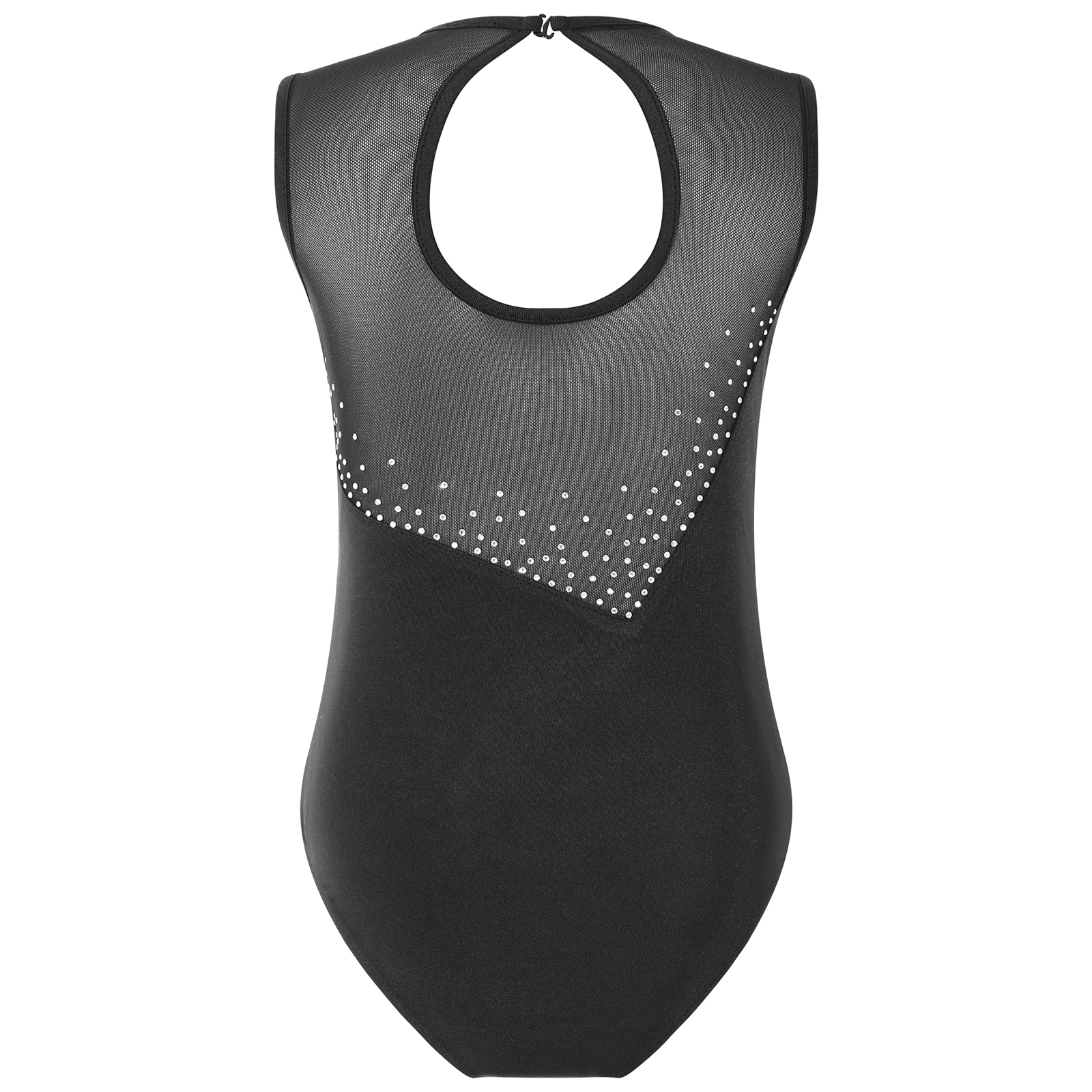 Crianças meninas brilhante strass ginástica corpo maiô ballet collants dança traje de patinação artística strass bodysuit