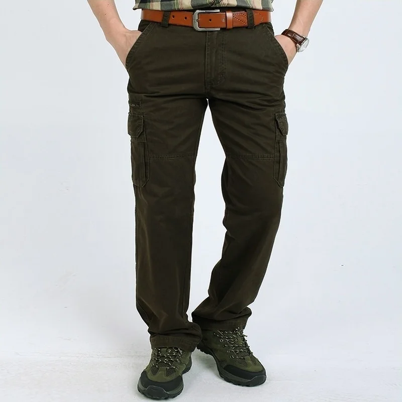 Pantalones de hombre, pantalones casuales, pantalones para exteriores para hombre, conjunto de senderismo, pantalones tácticos de carga, Ropa de Trabajo para hombre, traje de ejercicio de entrenamiento, ropa para hombre
