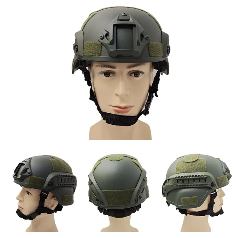 หมวกกันน็อค FAST MICH2000 ปืนอัดลม MH หมวกกันน็อคยุทธวิธีกลางแจ้งยุทธวิธี Painball CS SWAT ขี่อุปกรณ์ป้องกัน