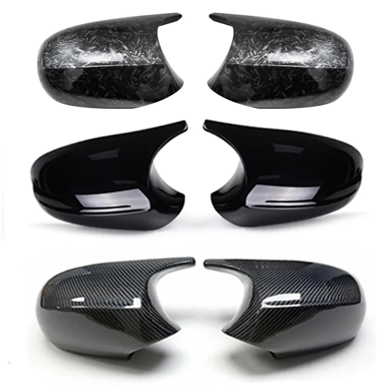2xespelho capa e90 porta lateral do carro retrovisor espelho lateral capa para bmw e90 e91 2005-2007 e92 e93 2006-2009 m3 estilo e80 e81 e87
