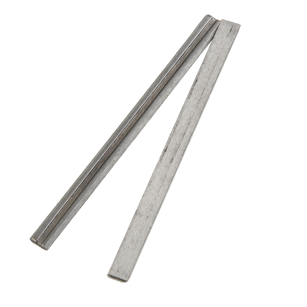 6 peças 82mm lâmina de plaina de madeira hss faca de plaina elétrica reversível peças de máquinas para trabalhar madeira