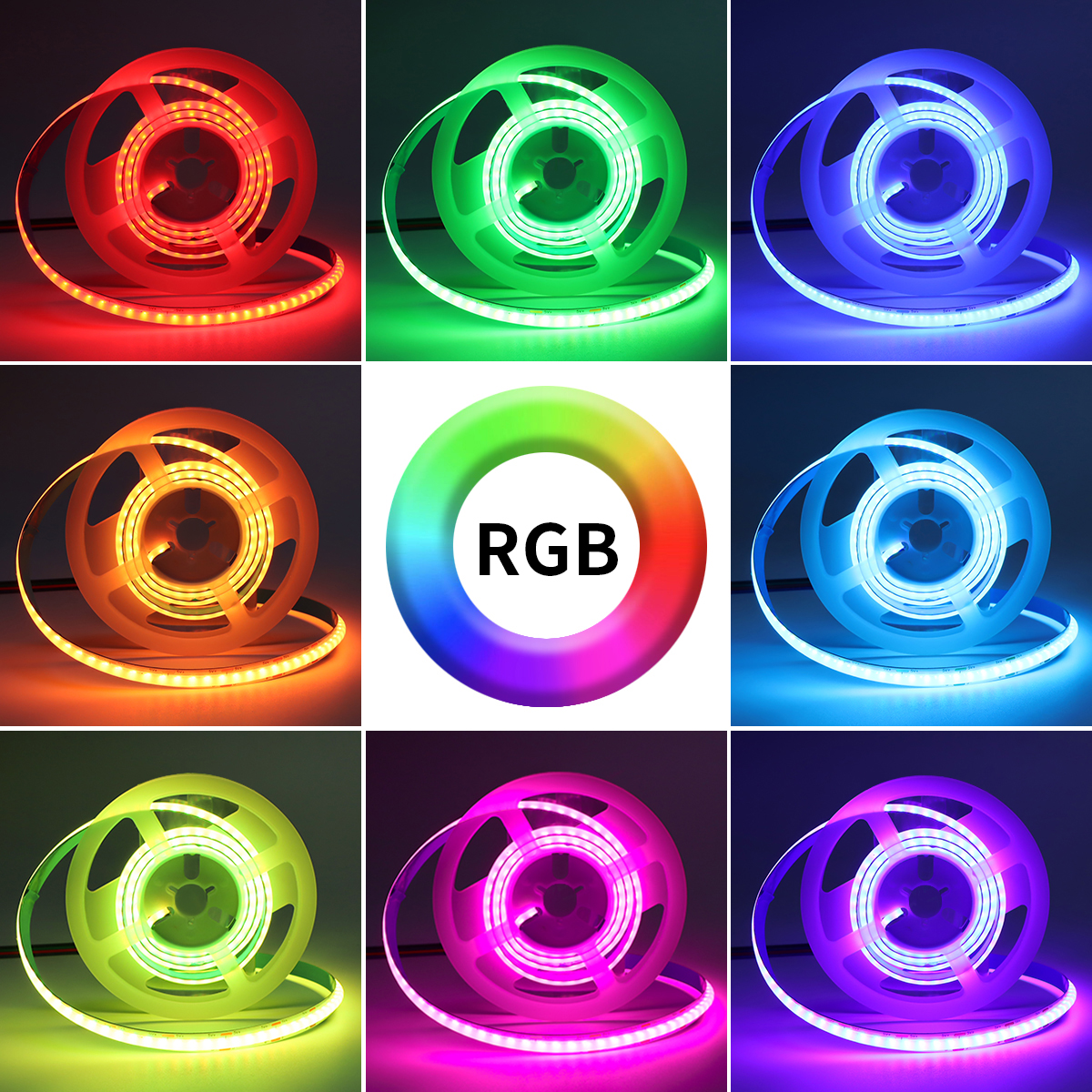 Smart RGB WIFI COB LED Streifen 1m 2m 5m Tuya APP Alexa Control TV Hintergrundbeleuchtung Raum Dekoration led Band Diode Flexible Band 5V USB