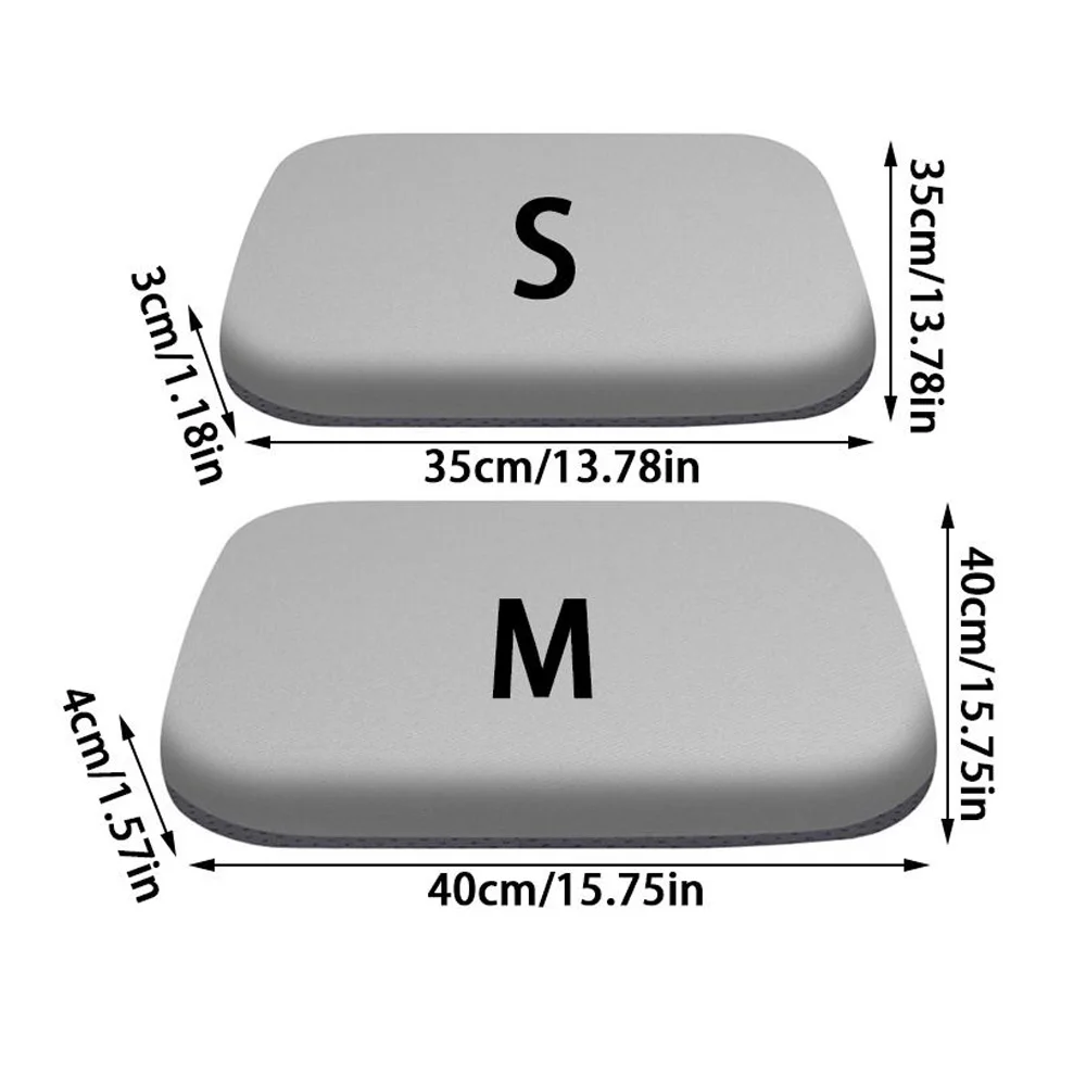 New Elastic Sponge Seat Cushion Soft Office Bounce Back Foam Chair Pads Rebound Breathable Comfortable Seat Pad for Long Sitting