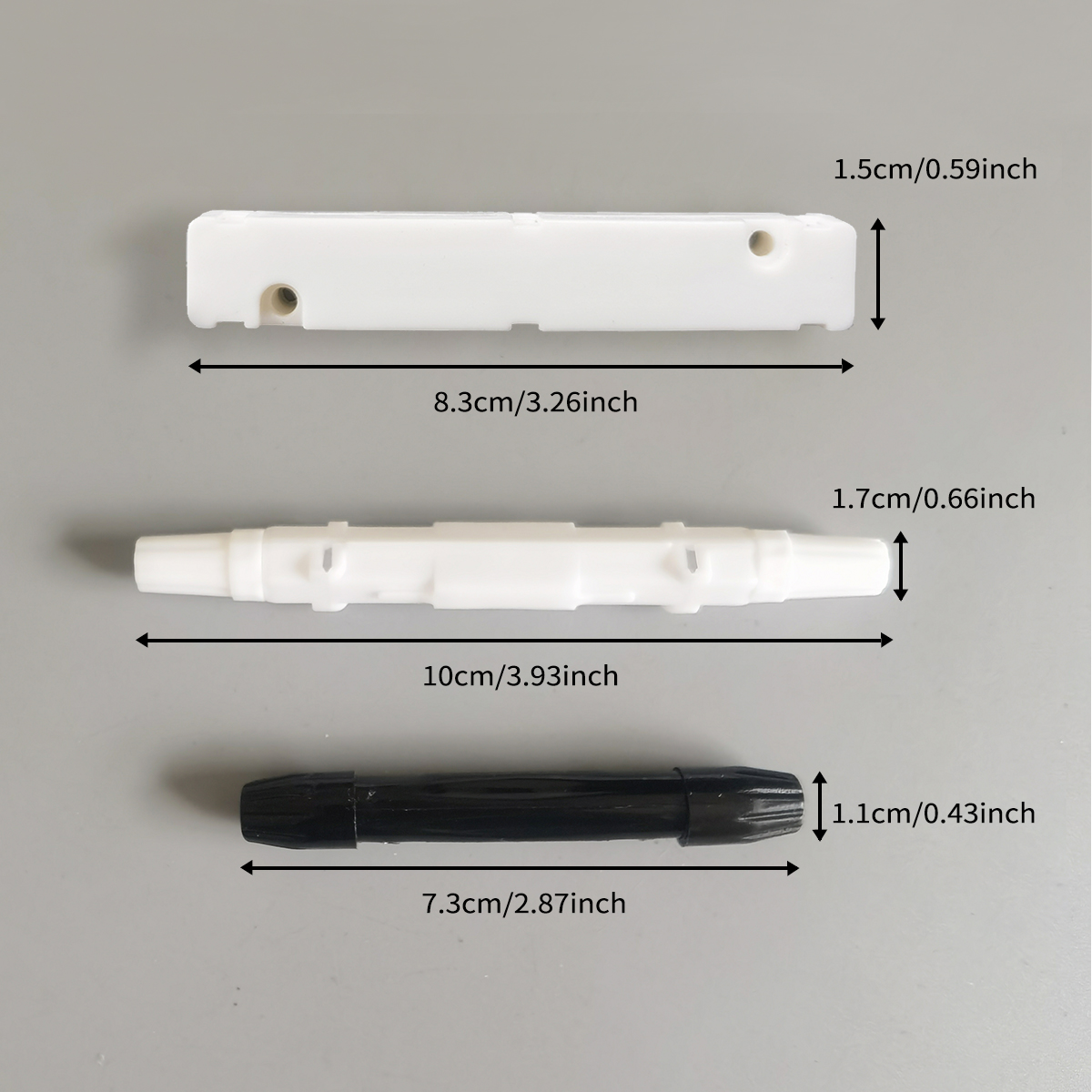 50 Stück/100 Stück Glasfaser-Fusionsschutz, runde Box, schwarz/weiß, für Drop-Kabel, Glasfaser, verschmolzen, rund