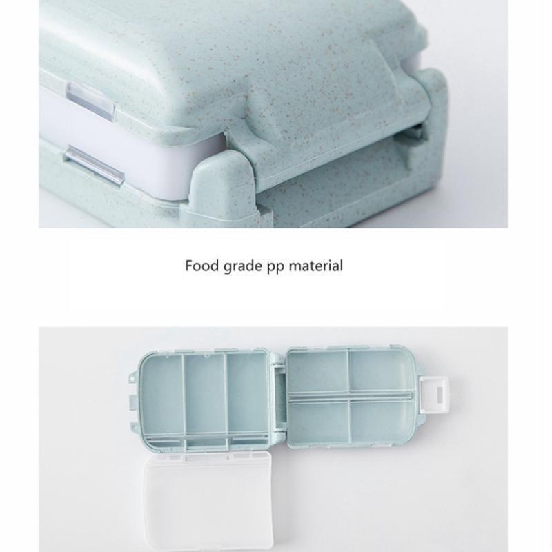 1Pc ポータブルミニピルボックス医療キットビタミン丸薬ボックス収納ボックス丸薬容器健康旅行用品