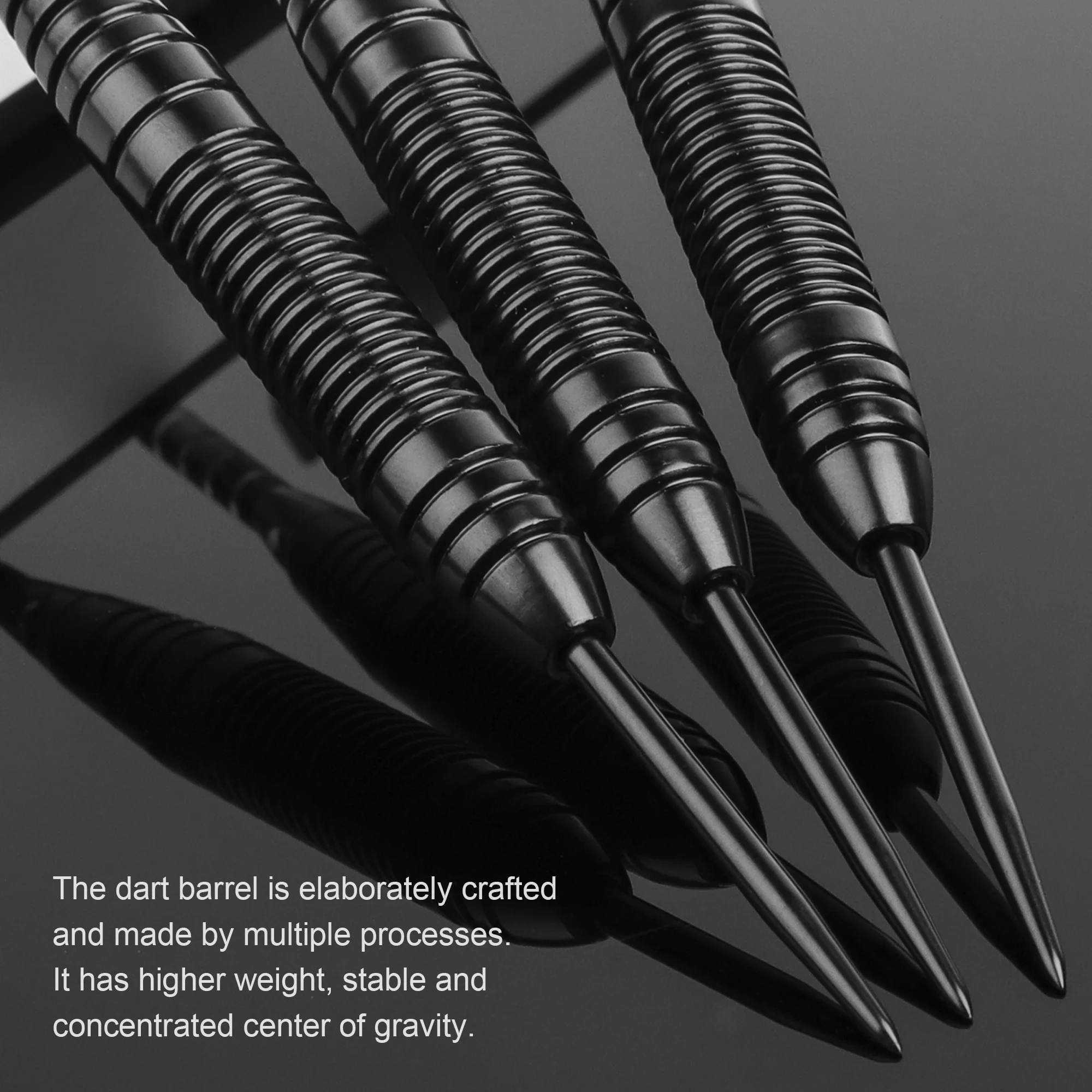 CyeeLife 22g Professional Dart ชุด 3PCS เหล็กลูกดอกเที่ยวบิน Anti-Fall Hard Dart ทองแดงบริสุทธิ์ Dart บินสําหรับ Dartboard