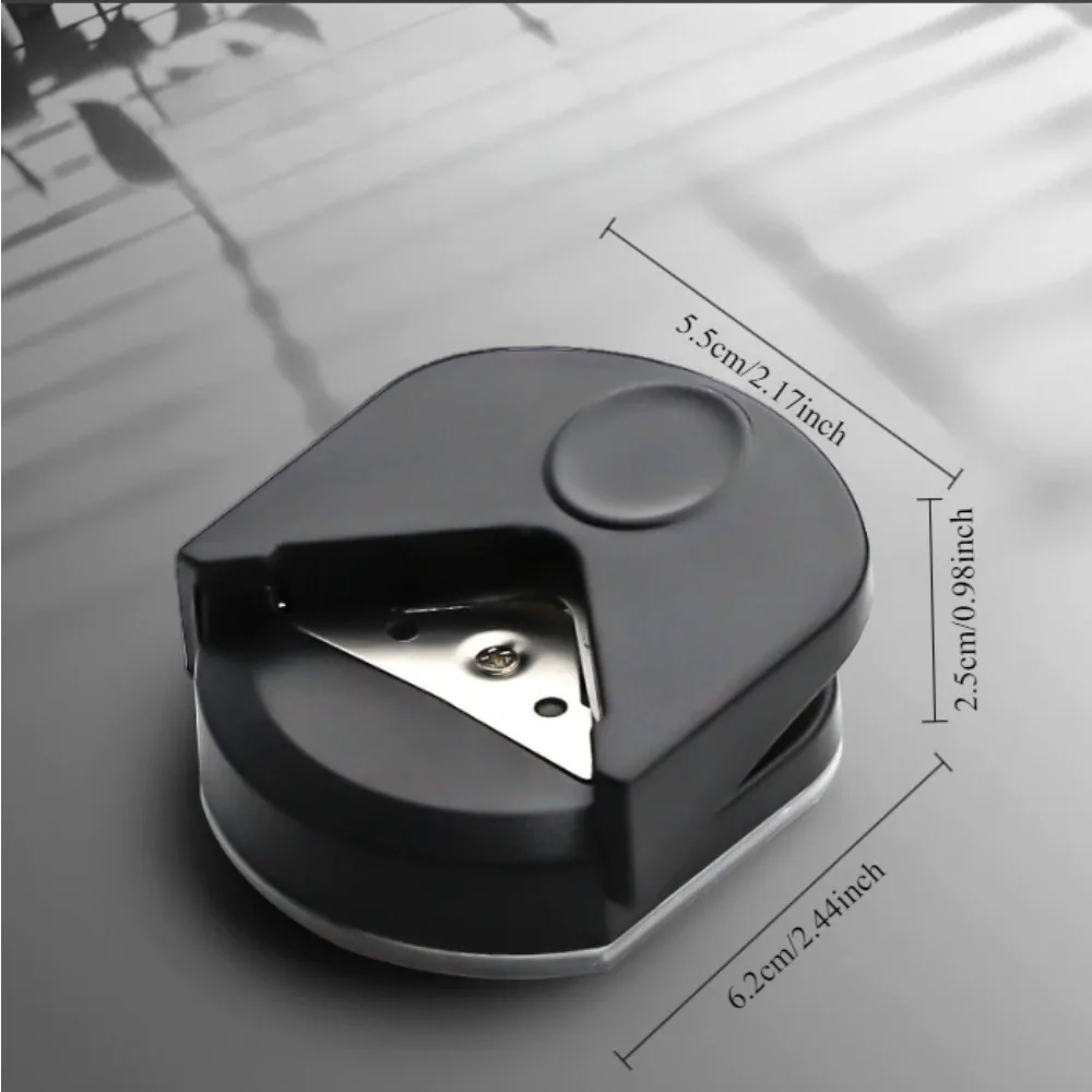 1 R4 rounded corner punch tool for laminated cards, jams, scrapbooks and DIY crafts - 4mm manual paper cutter -