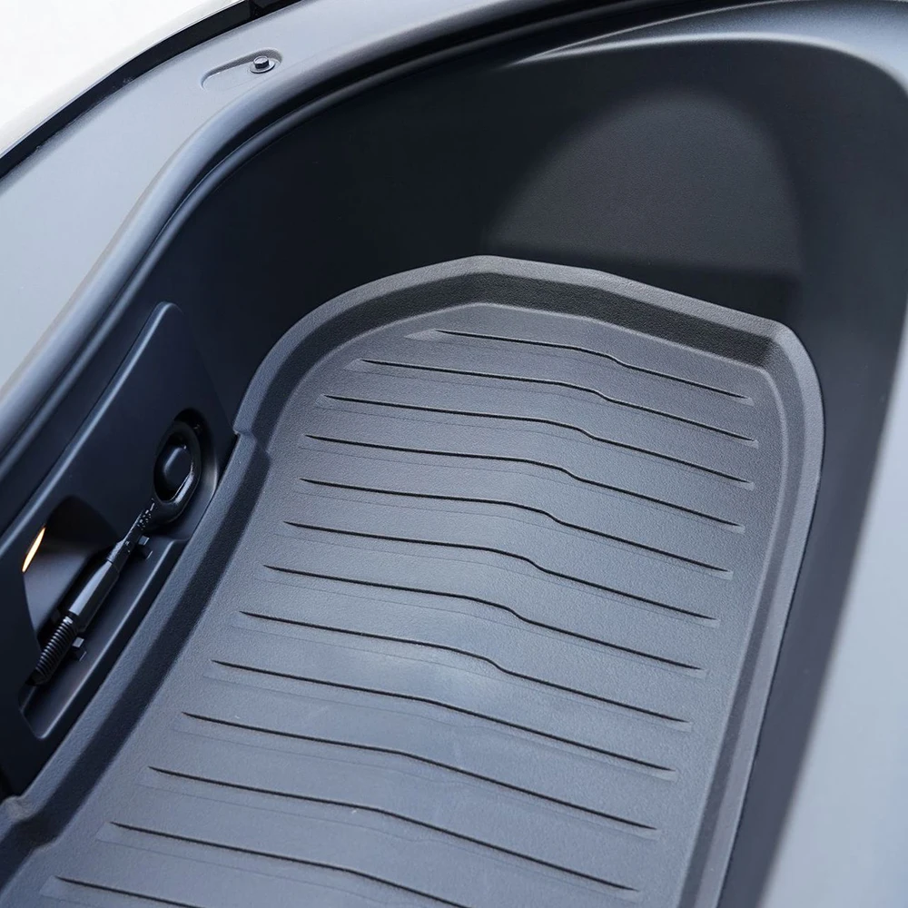 Trunk Mats for 2024 Tesla New Model 3+ Highland TPE Piano Key Style  Front Rear Trunk Frunk Storage Waterproof Protective Pad