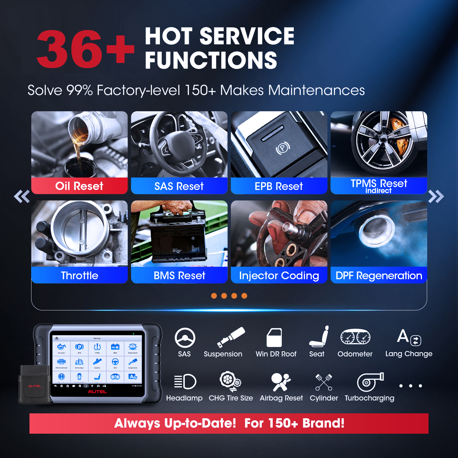 Autel MaxiCOM MK808KBT PRO OBD2 escáner Automotivo herramienta de escaneo de diagnóstico de coche MK808K-BT OBD 2 lector de código codificación clave prueba activa