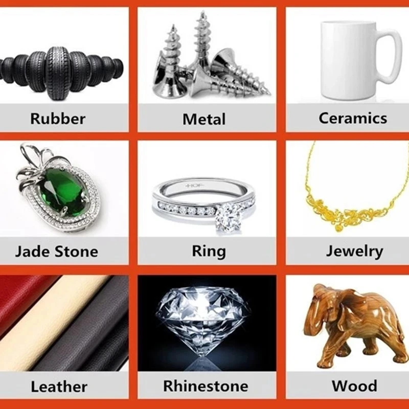 1pcs Zhanlida e6000 transparent Glue Super Multi-purpose Adhesive Self-leveling Formula for Jewelry Diamond Rhinestones Screen