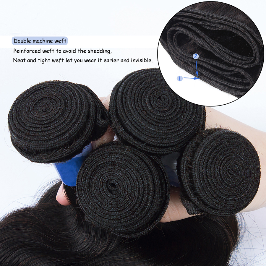 FDX ボディウェーブバンドル 30 32 34 36 38 40 インチバンドル 100% 人毛バンドル最高品質のブラジリアンヘア織りバンドルレミーヘア