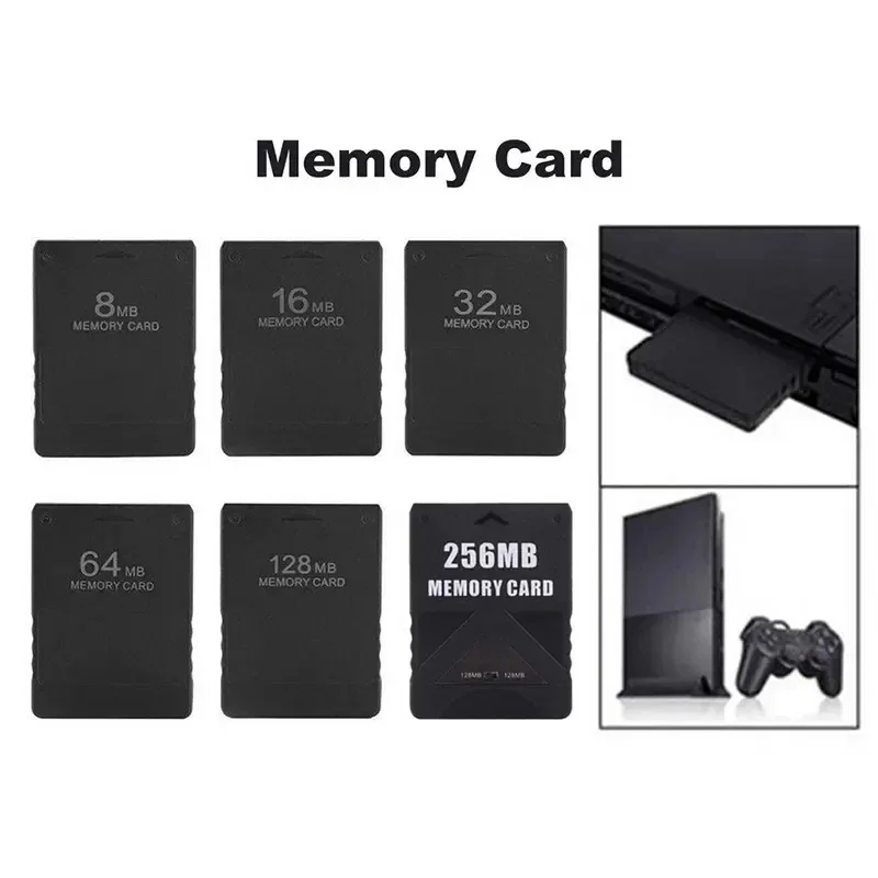 8M / 16M / 32M / 64M /128M Memory Card Save Game Data Stick for PS2 Extended Card Game Saver