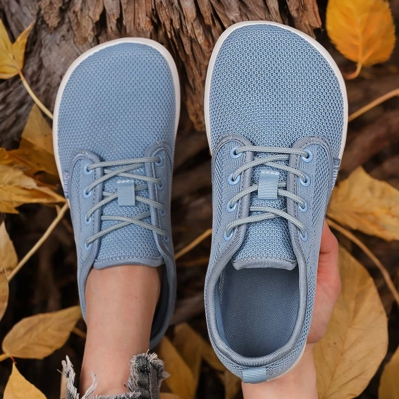 Breite Zehen-Männerschuhe, atmungsaktiv, gestrickt, Mesh, bequem, Barfuß, lässig, vielseitig, weiche Sohle, breite letzte Schuhe, Wanderschuhe 2025,