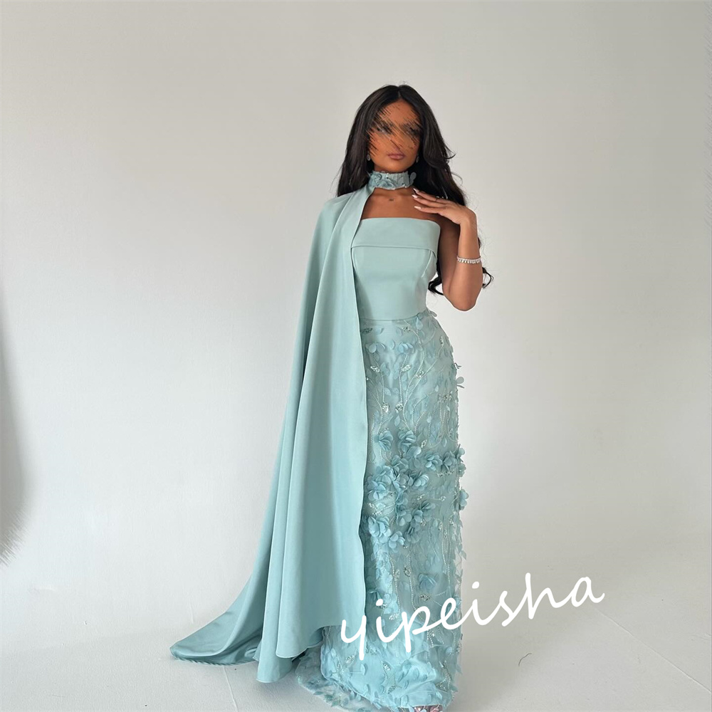 CustomizedJiayigong พรหม S Applique Clubbing A-Line ไหล่ข้างหนึ่ง Bespoke โอกาสชุดเดรสยาว