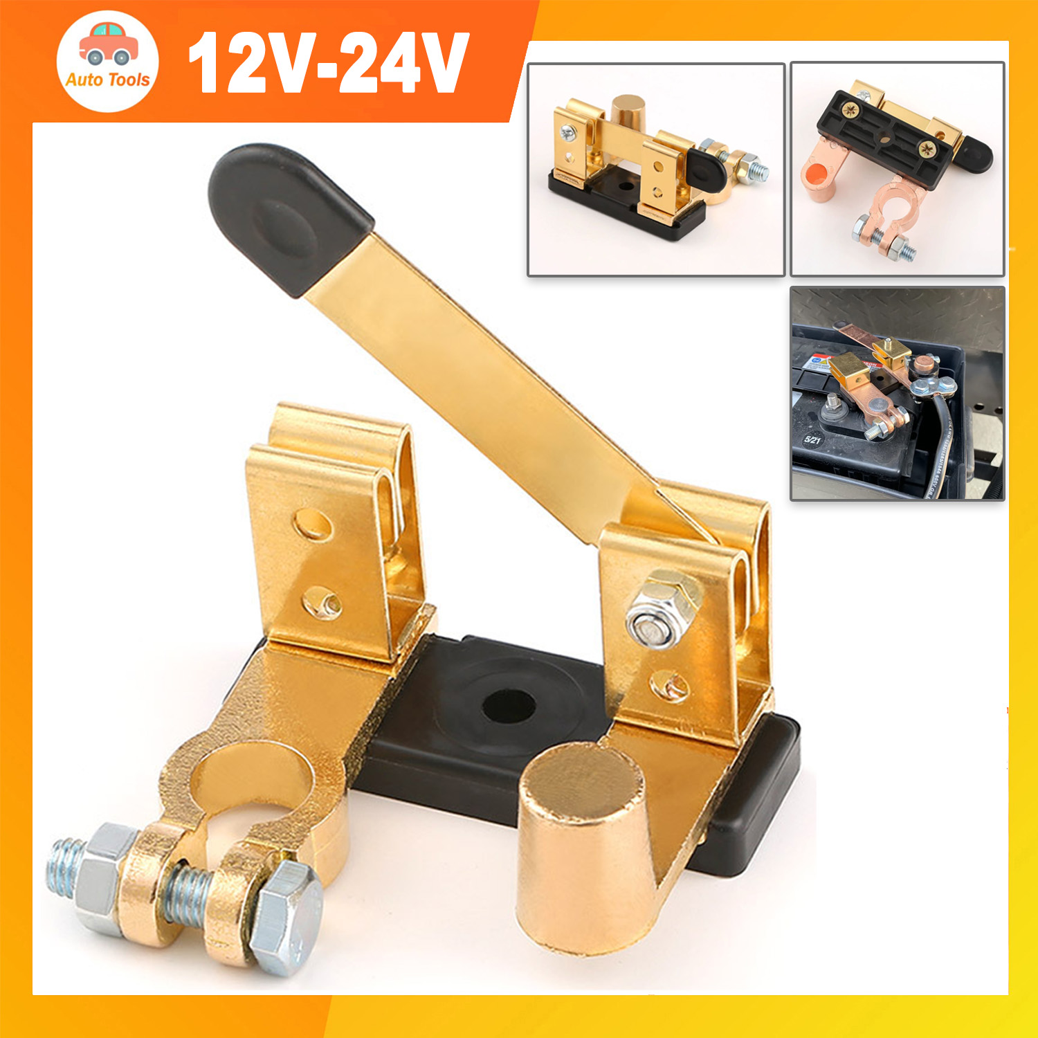 12 V-24 V Auto Batterij Terminal Klem Schakelaar Disconnect Cut-off Isolator Tool KitTop Post Messen Blade power Cut Off Gereedschap
