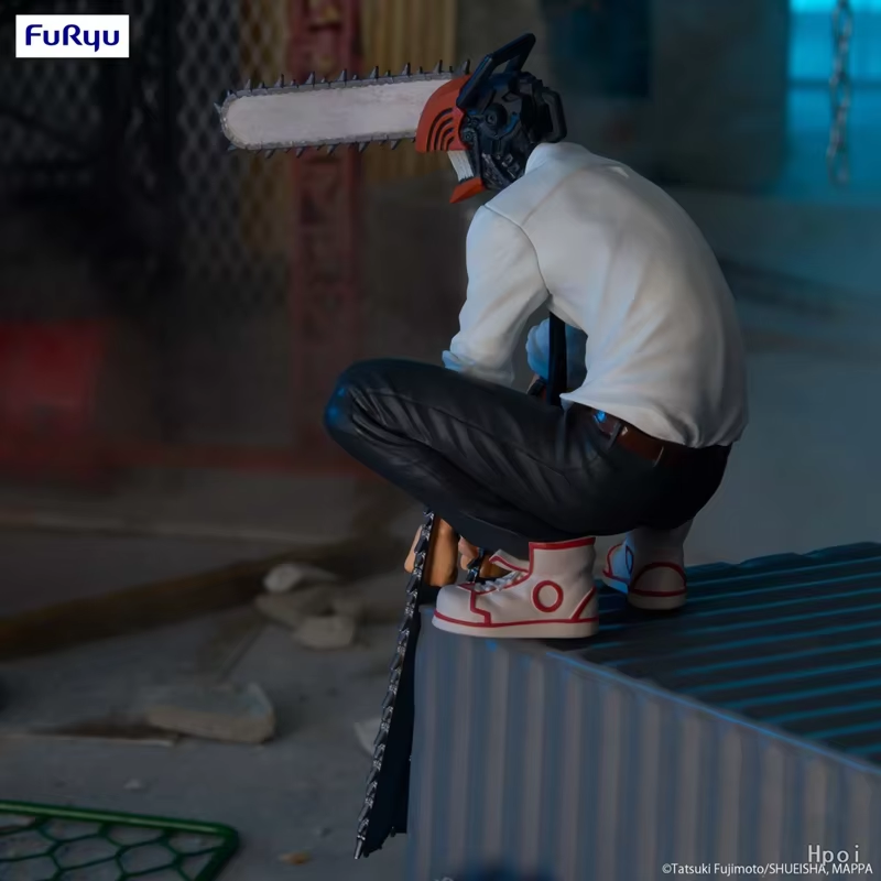 Homem de motosserra Denji Anime Figura Denji/Power Action Figure 1560 Motosserra Homem Denji Estatueta Adulto Modelo Colecionável Boneca Brinquedo