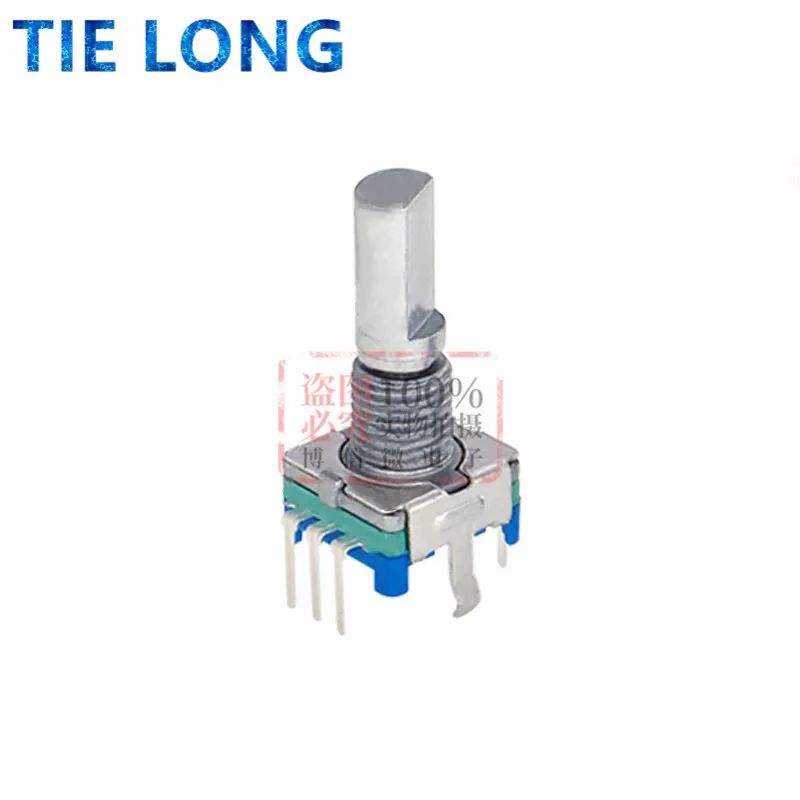 5 TEILE/LOS 20 Position 360 Grad Drehgeber EC11 w Push Button 5Pin Griff Lange 15/20 MM mit EINEM Gebauten Druckschalter 5