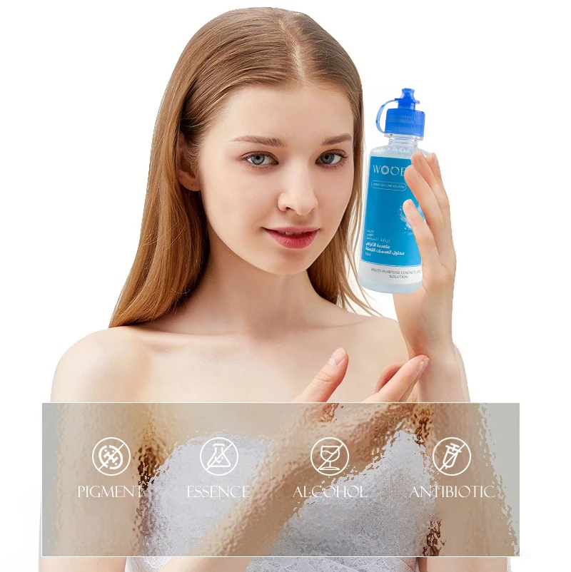 Nova marca solução de lentes de contato enfermagem borneol 60ml para olhos lentes de contato água pupila limpeza cuidados de saúde lentes solução